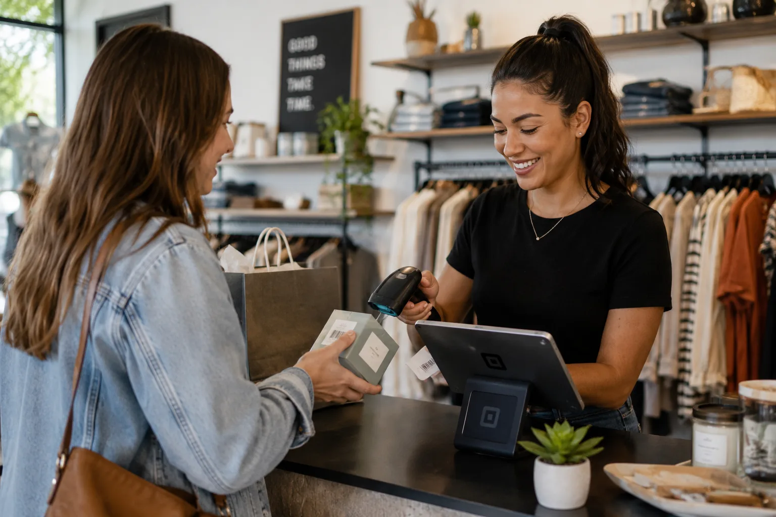Retail business using a point-of-sale system