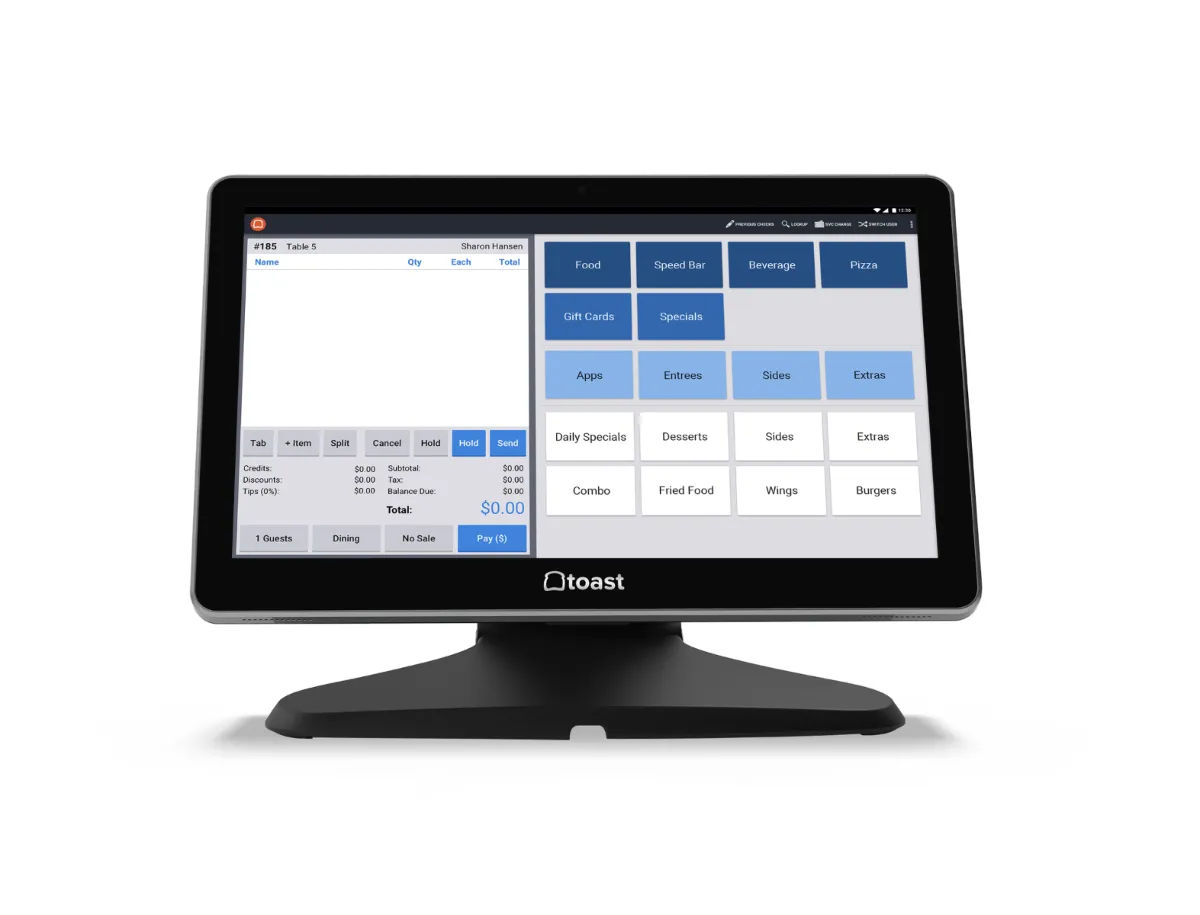 Toast Flex countertop point-of-sale display