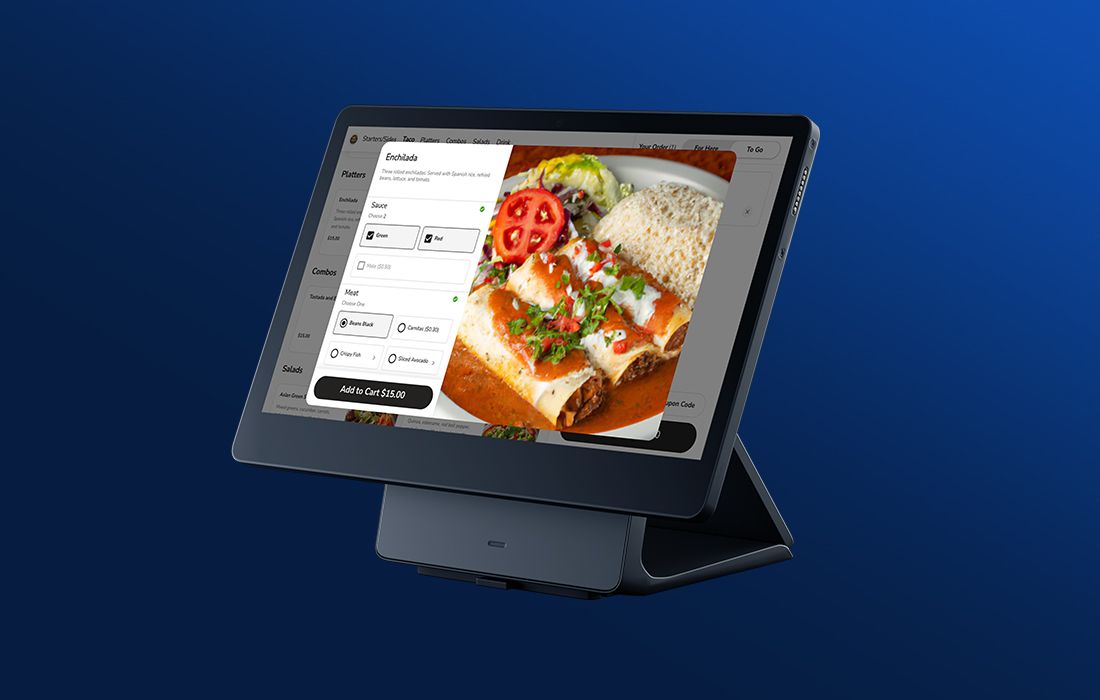 Shift4 self-service kiosk