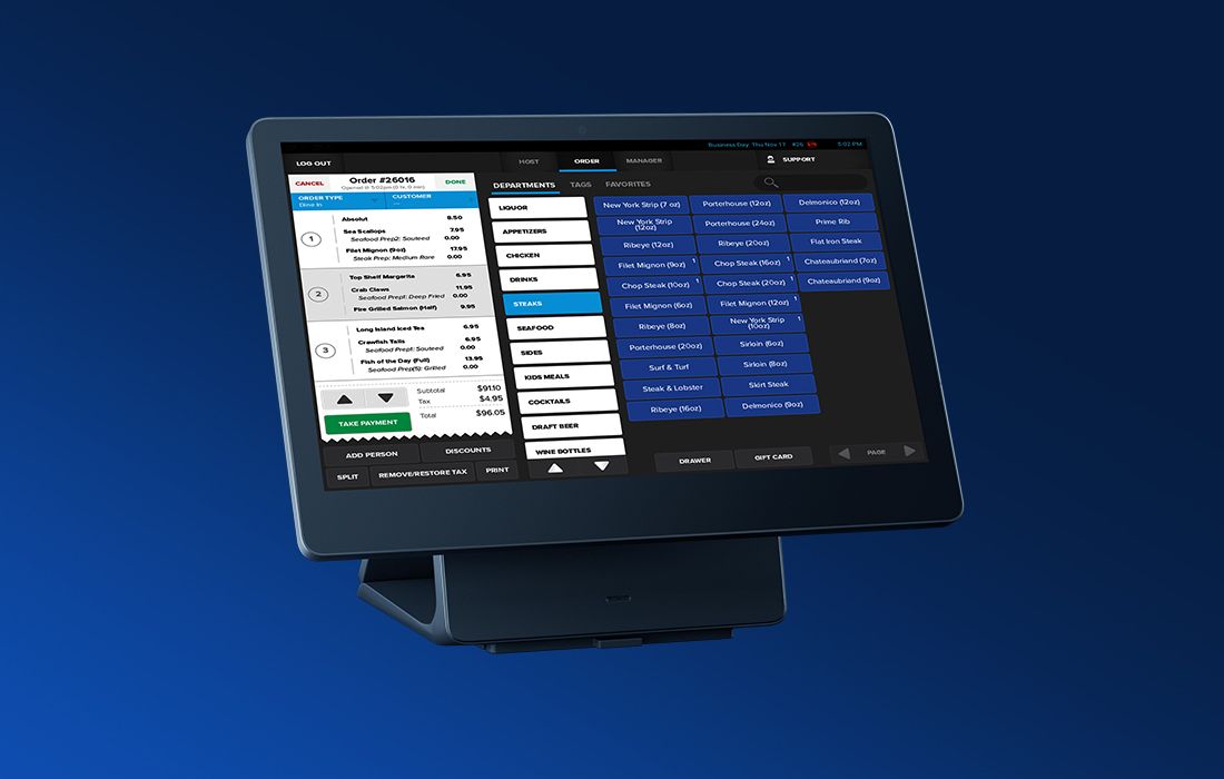 SkyTab countertop workstation